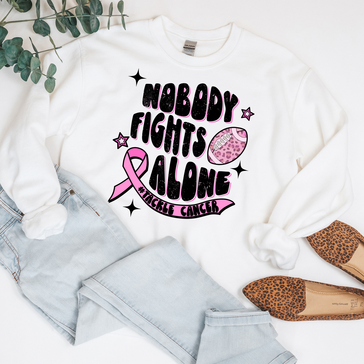 Nobody fights along,  Breast Cancer Awareness, Football