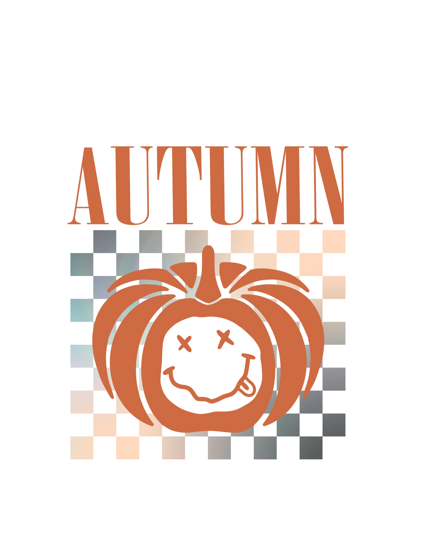 Autumn, retro face, autumn design, retro fall, fall, fall shirt design, DTF Heat Transfer
