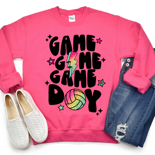 Retro volleyball, game day volleyball, trendy volleyball vibes, volleyball mom